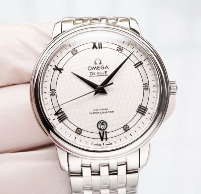 Omega De Ville Series 39.5mm for men 32.7mm for women 8215 Movement Couple Watch